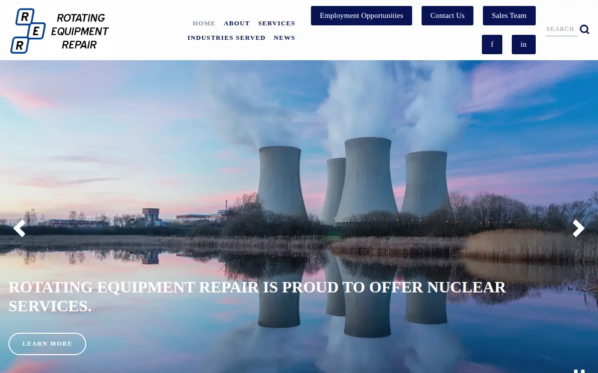 Homepage of Rotating Equipment Repair INC