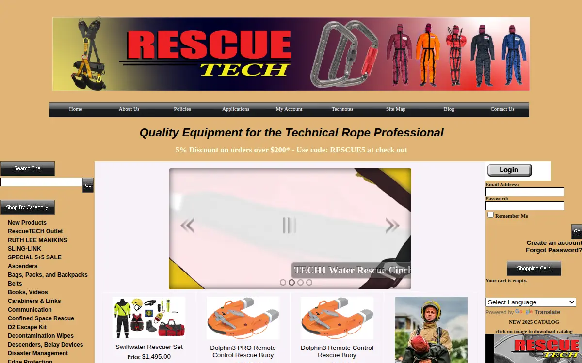 Homepage of Rescuetech1, INC.