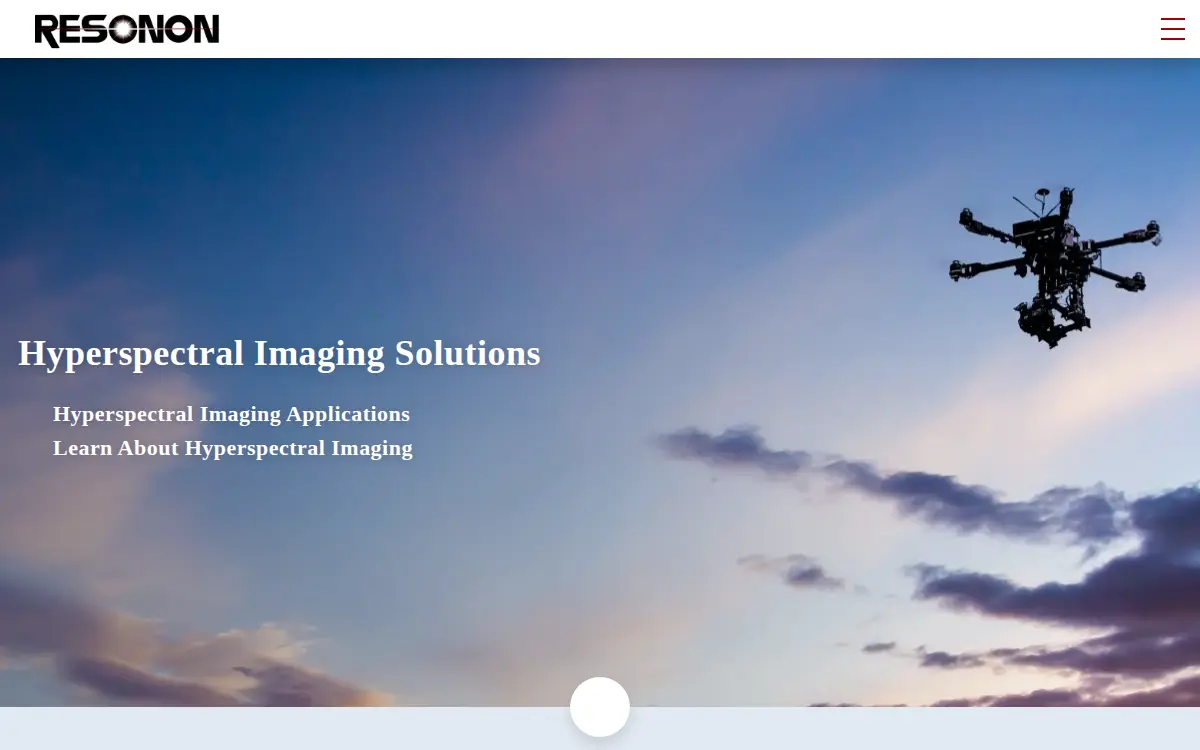 Homepage of Resonon, INC.