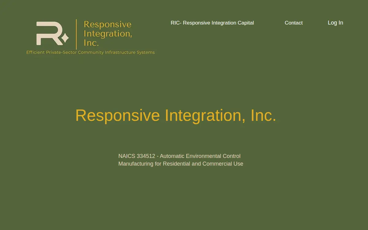 Homepage of Responsive Integration, INC