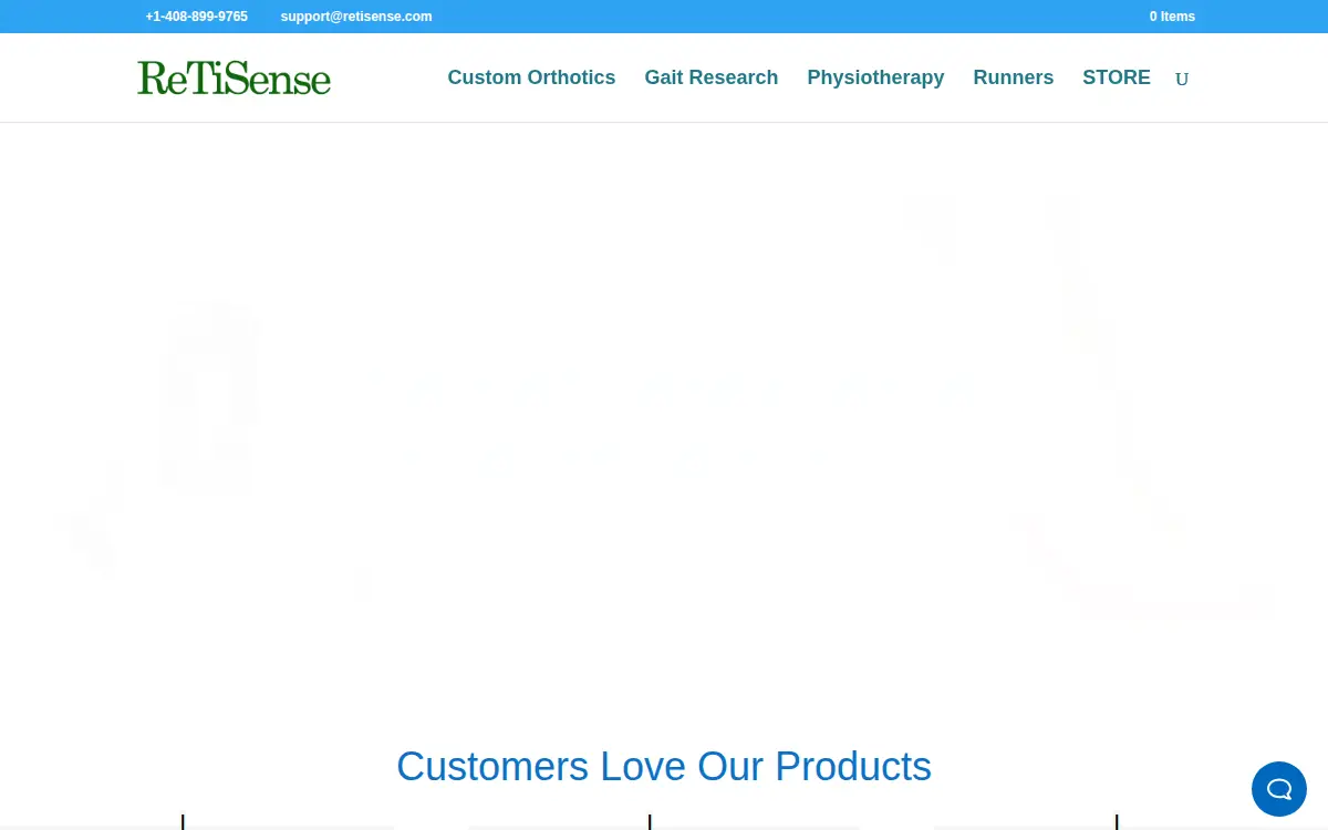 Homepage of Retisense INC