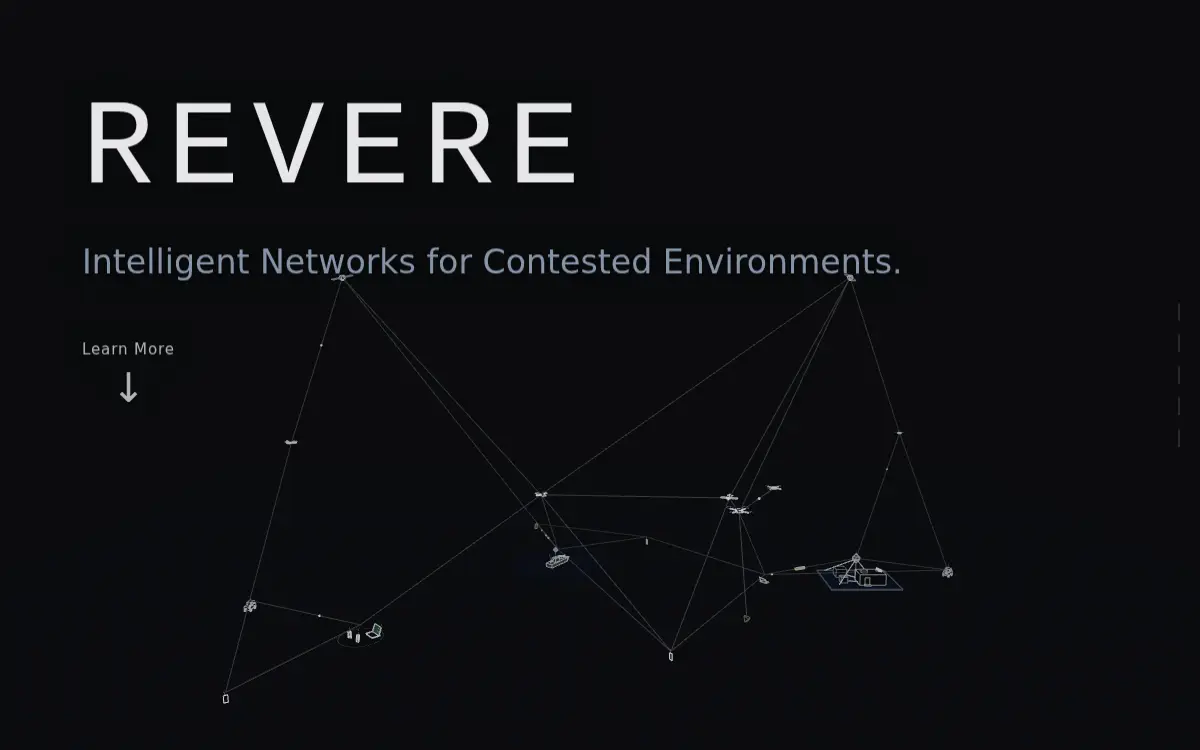Homepage of Revere Defense Technologies INC.