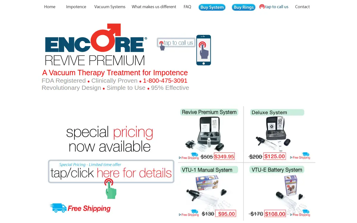 Homepage of Encore INC