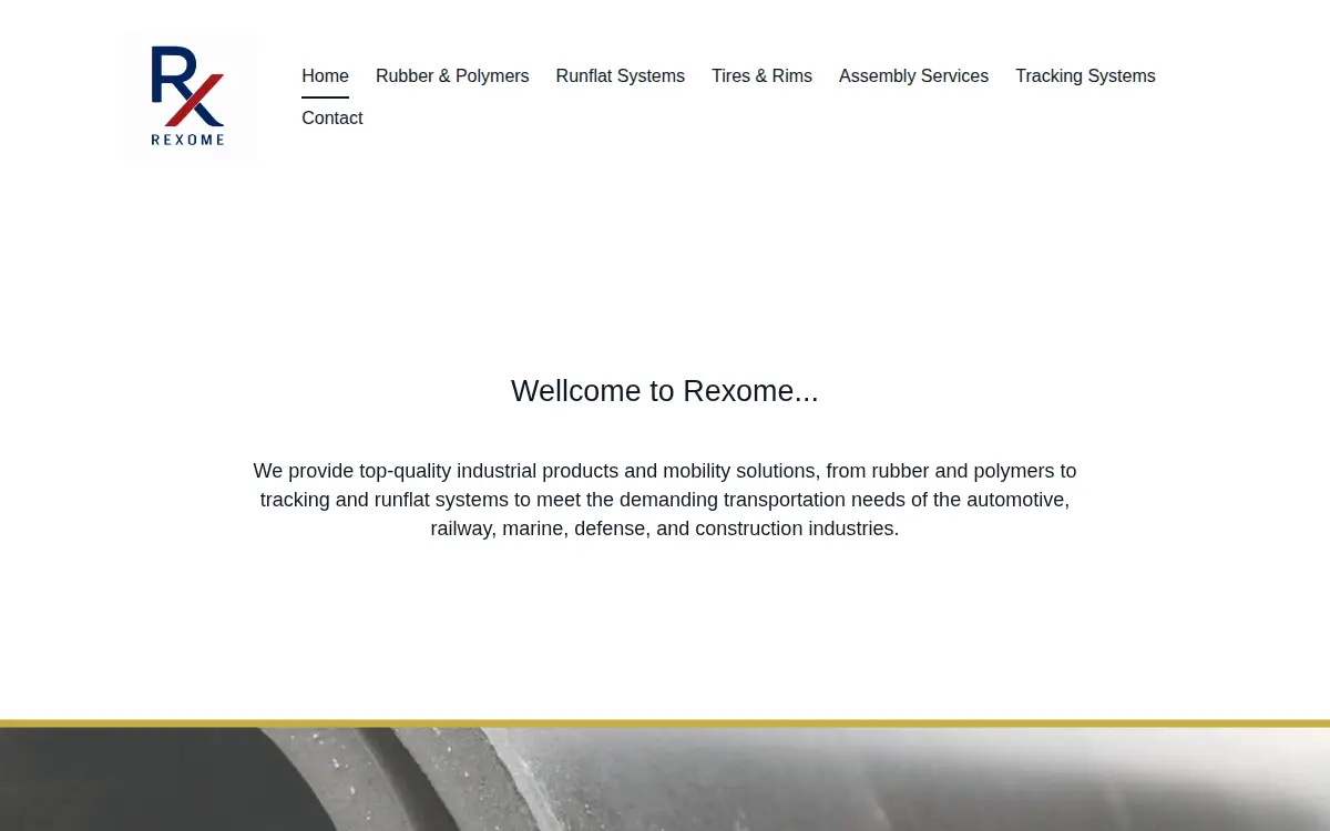 Homepage of Rexome LLC