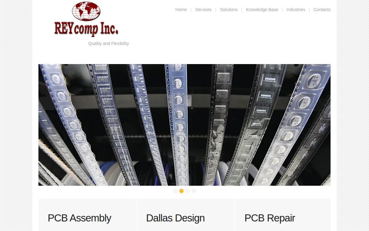 Homepage of Reycomp, INC