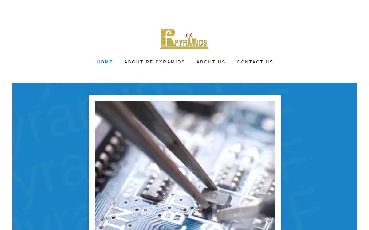 Homepage of Rf Pyramids LLC