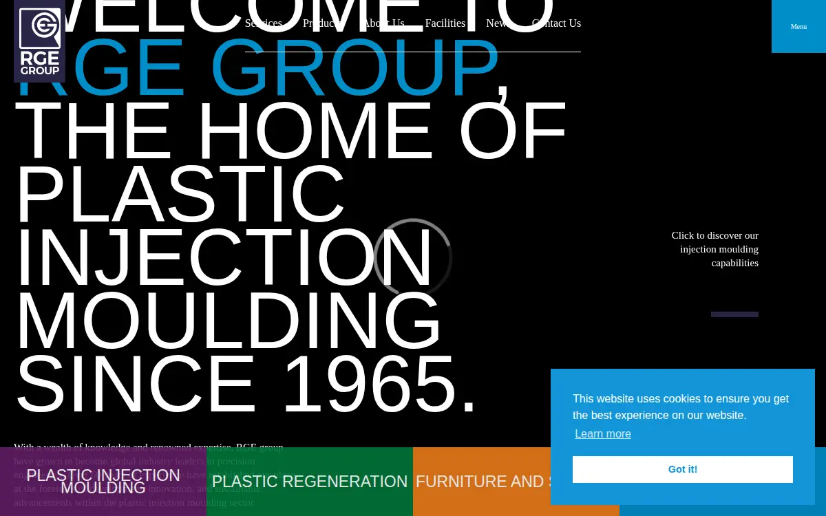 Homepage of Rge Texas Molding, LLC