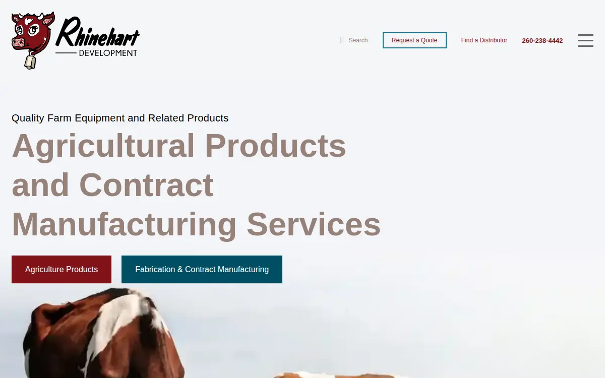 Homepage of Rhinehart Development CORP