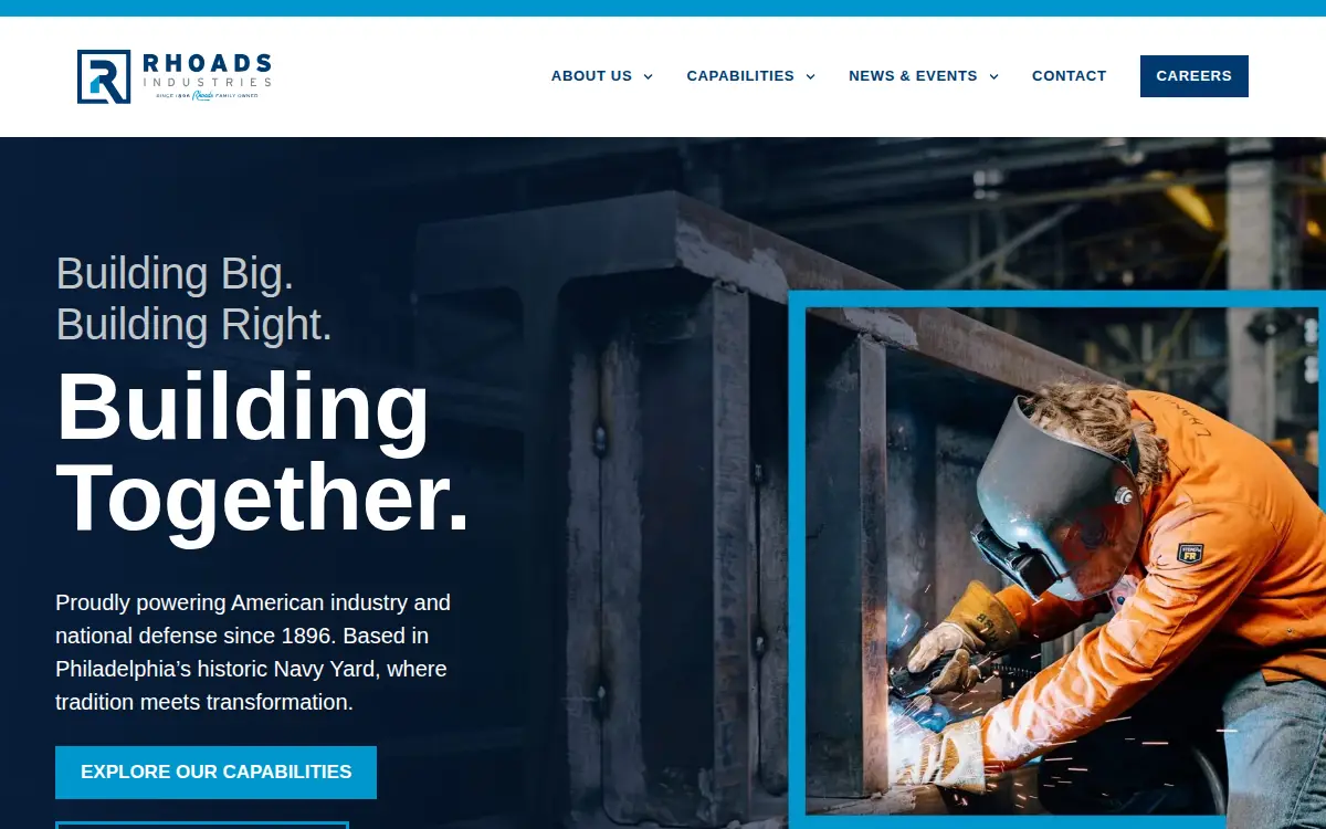 Homepage of Rhoads Industries, INC.