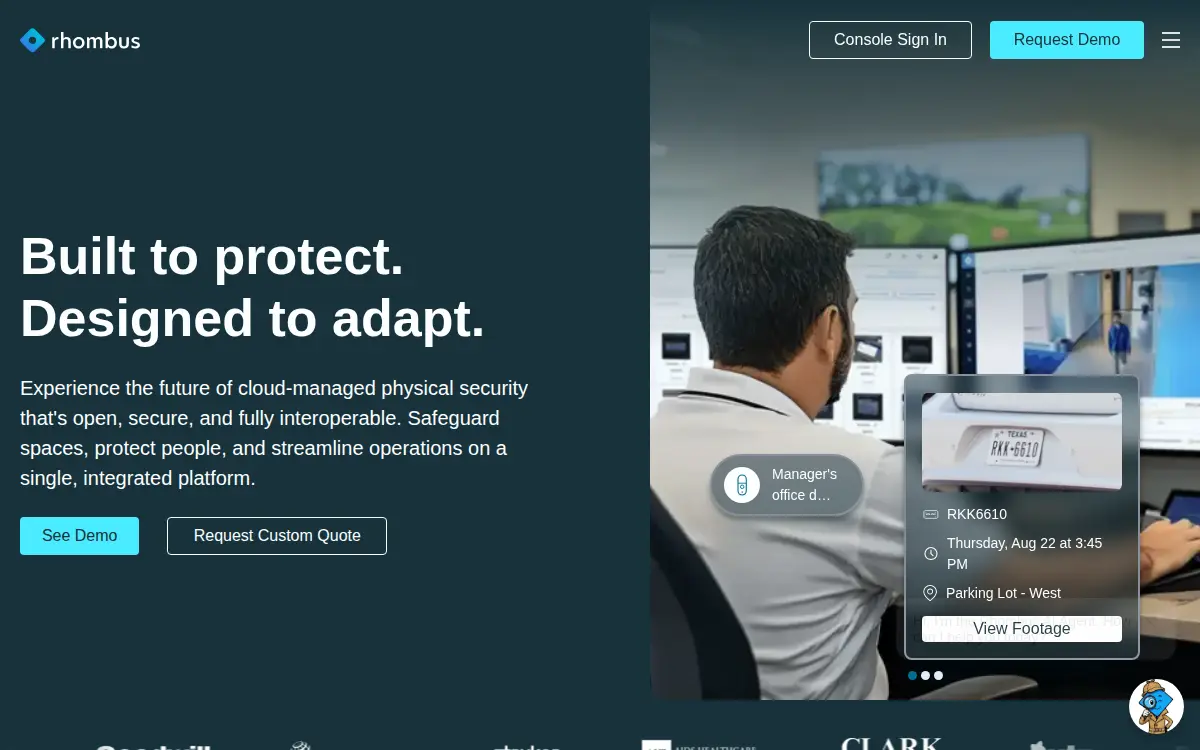 Homepage of Rhombus Systems, INC