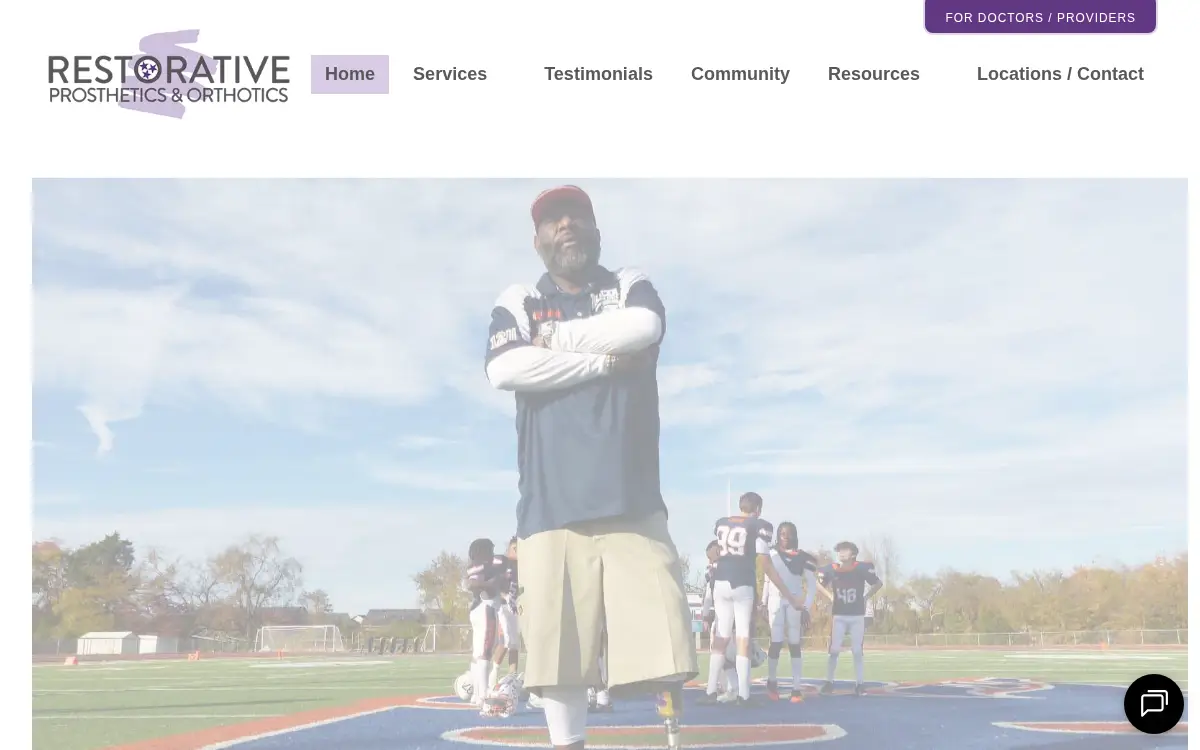 Homepage of Southeastern Orthotics & Prosthetics, INC.
