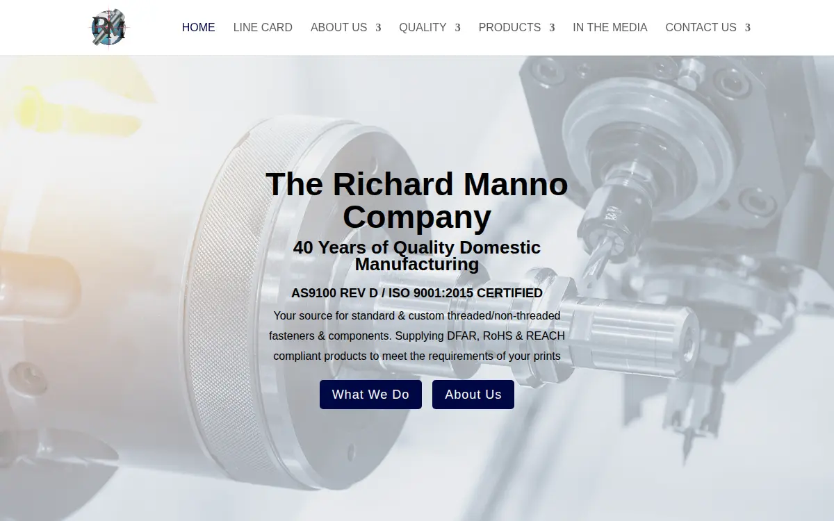 Homepage of Richard Manno & Company INC.