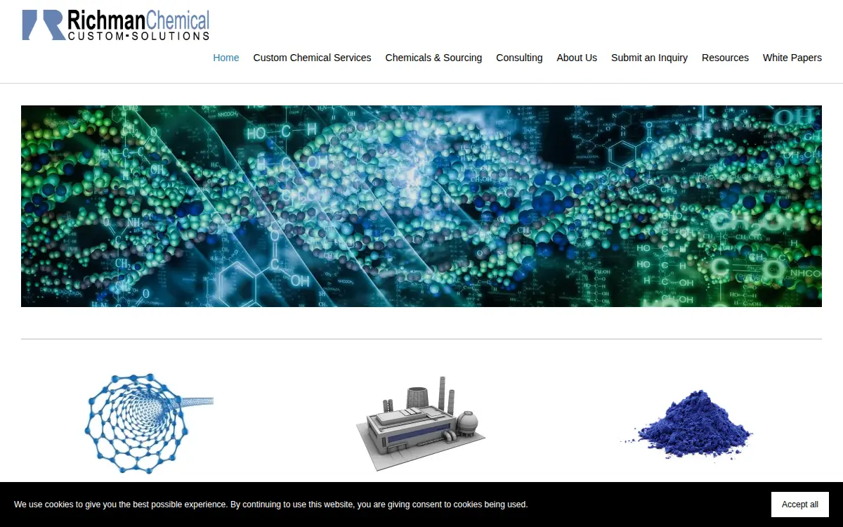 Homepage of Richman Chemical, INC