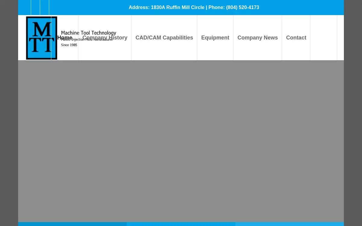 Homepage of Machine Tool Technology LLC