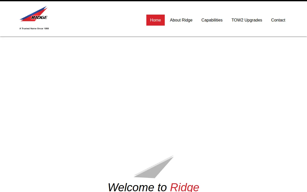 Homepage of Ridge Instruments CO INC