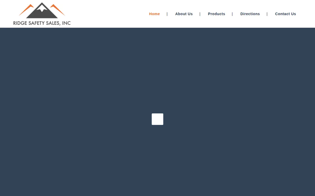 Homepage of Ridge Safety Sales INC