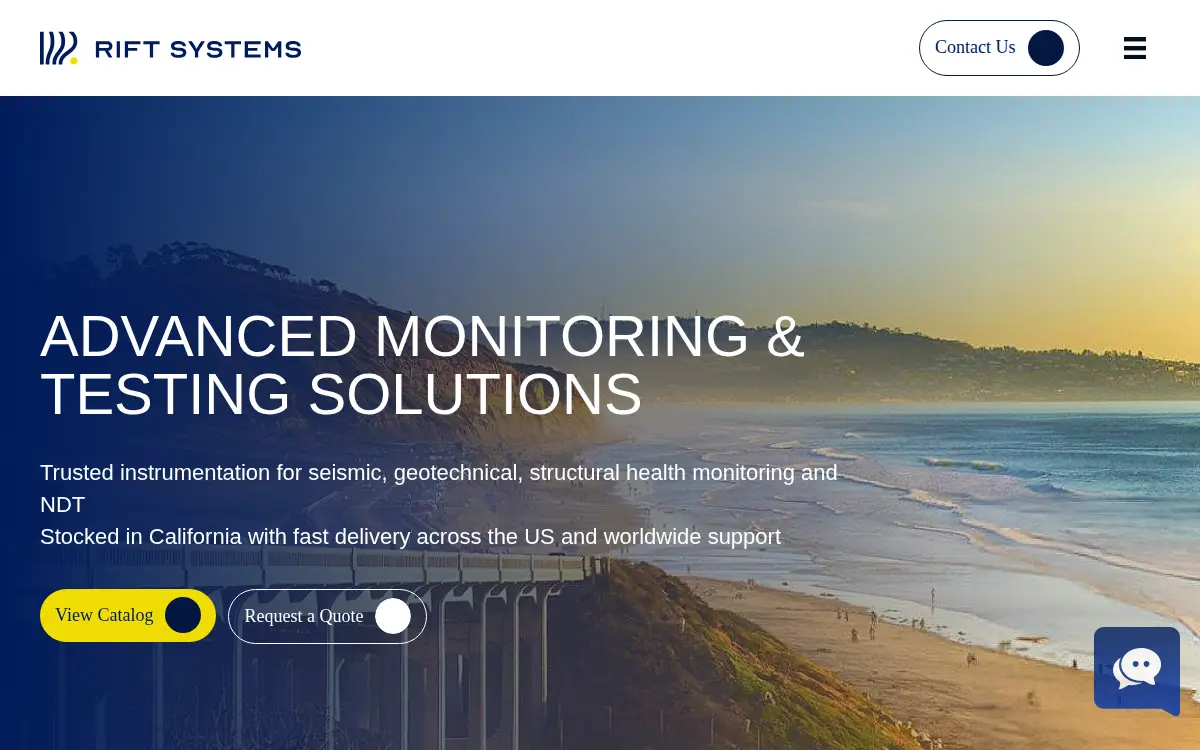 Homepage of Rift Systems INC