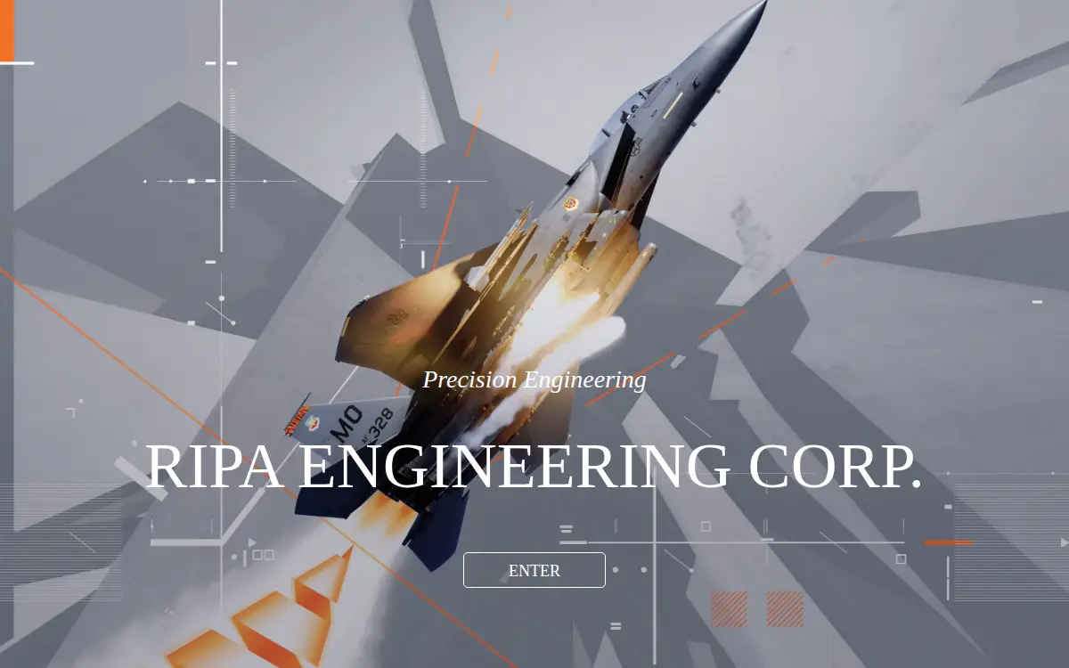 Homepage of Ripa Engineering CORP
