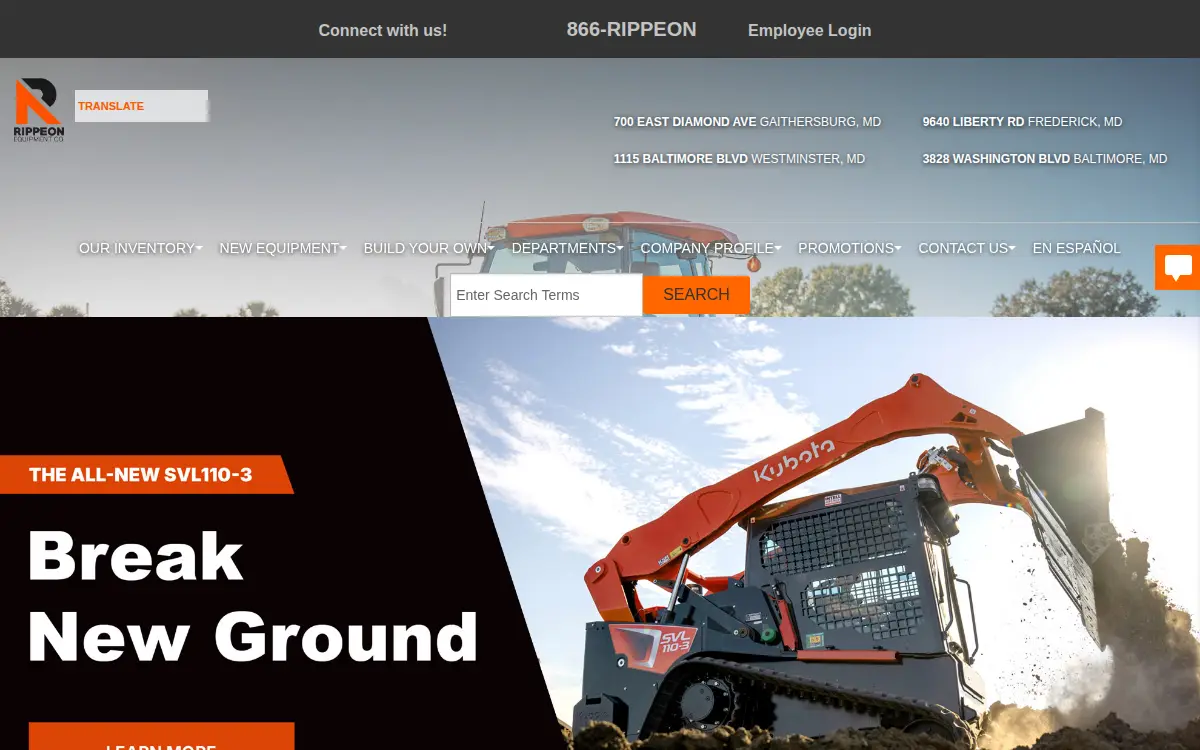 Homepage of Gaithersburg Farmers Supply, INC.