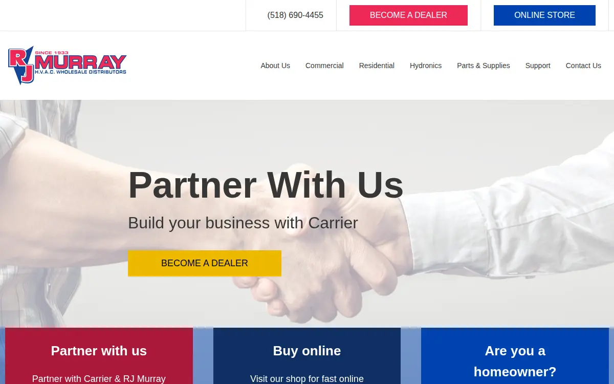 Homepage of R. J. Murray Co., INC.