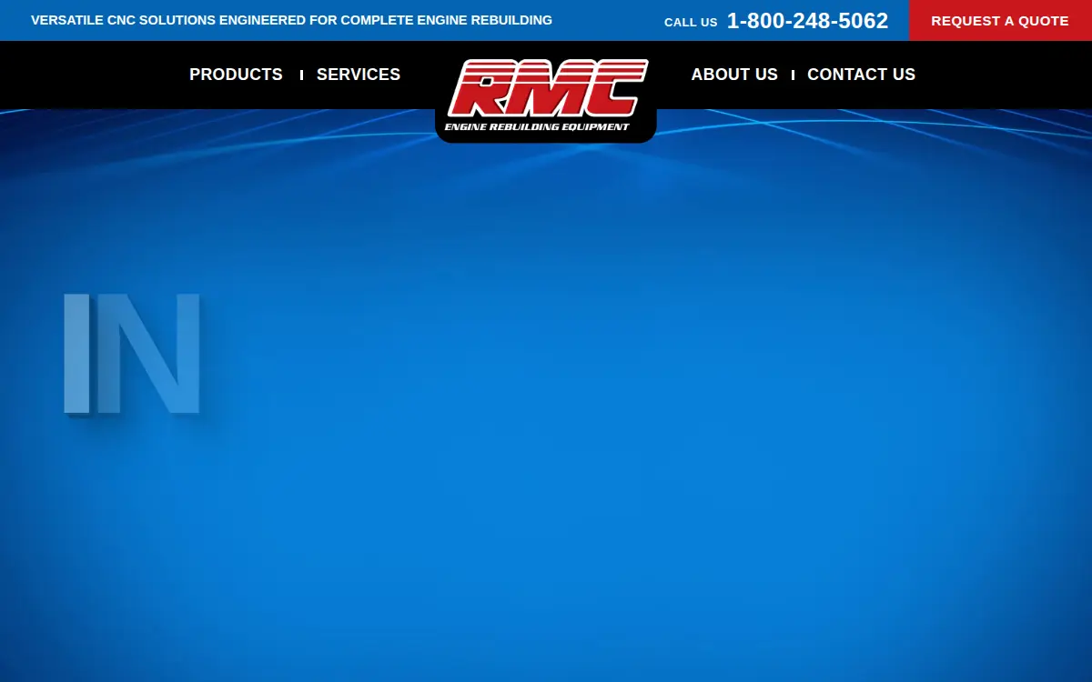 Homepage of Rmc Engine Rebuilding Equipment, INC.