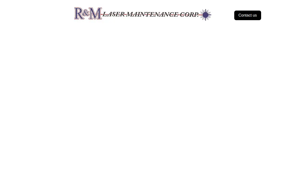 Homepage of R&m Laser Maintenance CORP