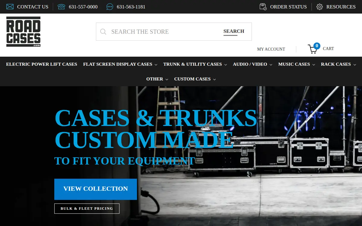 Homepage of Road Cases USA INC