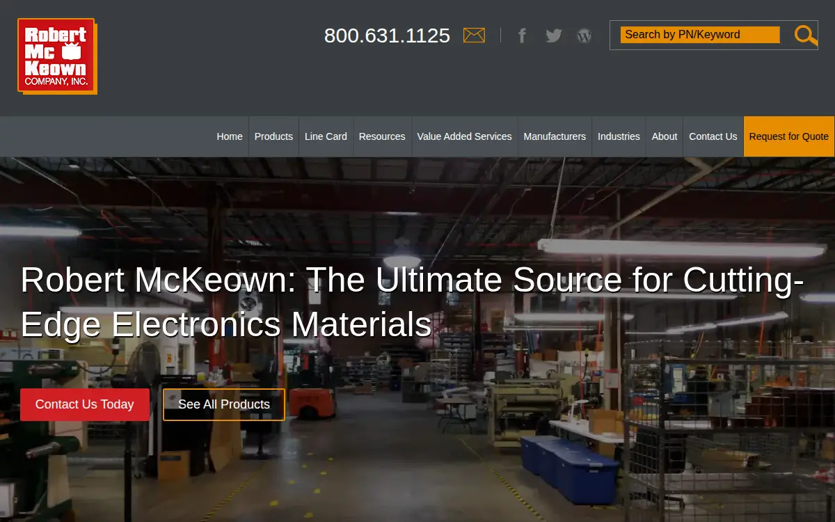 Homepage of Robert Mckeown Company, INC.