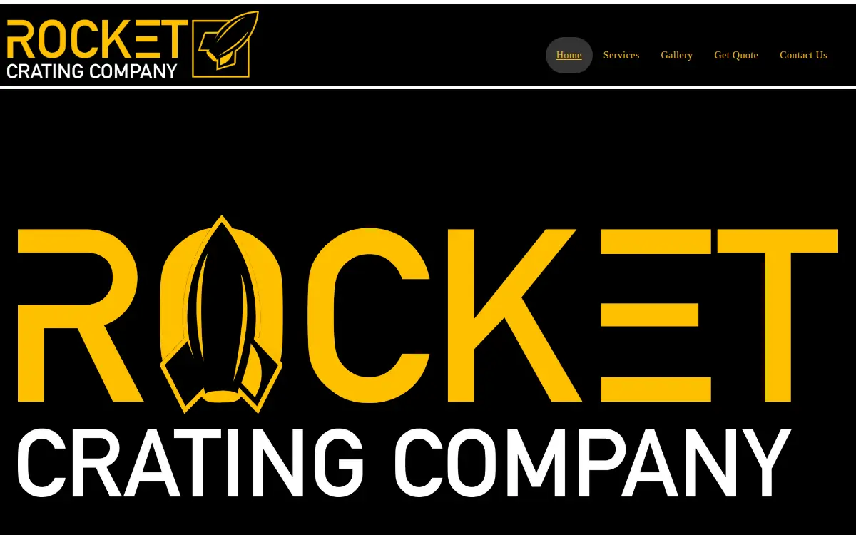 Homepage of Rocket Crating Company LLC