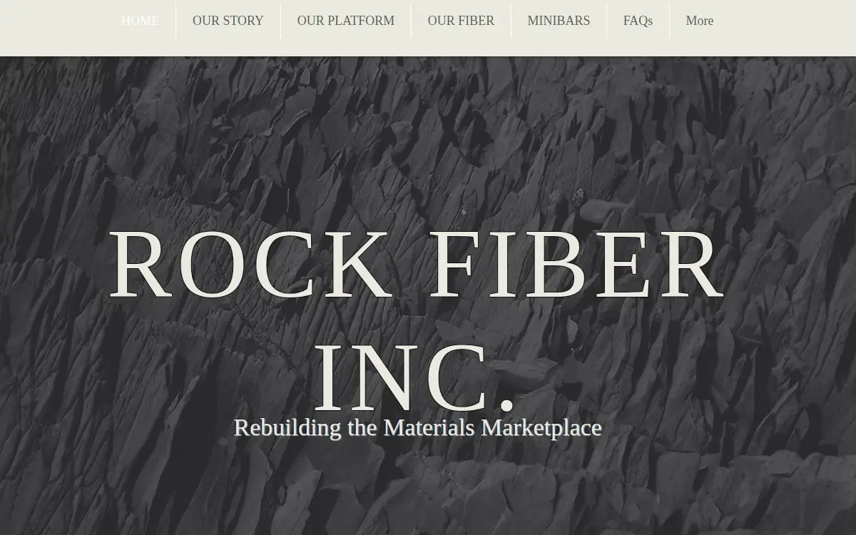 Homepage of Rock Fiber, INC.