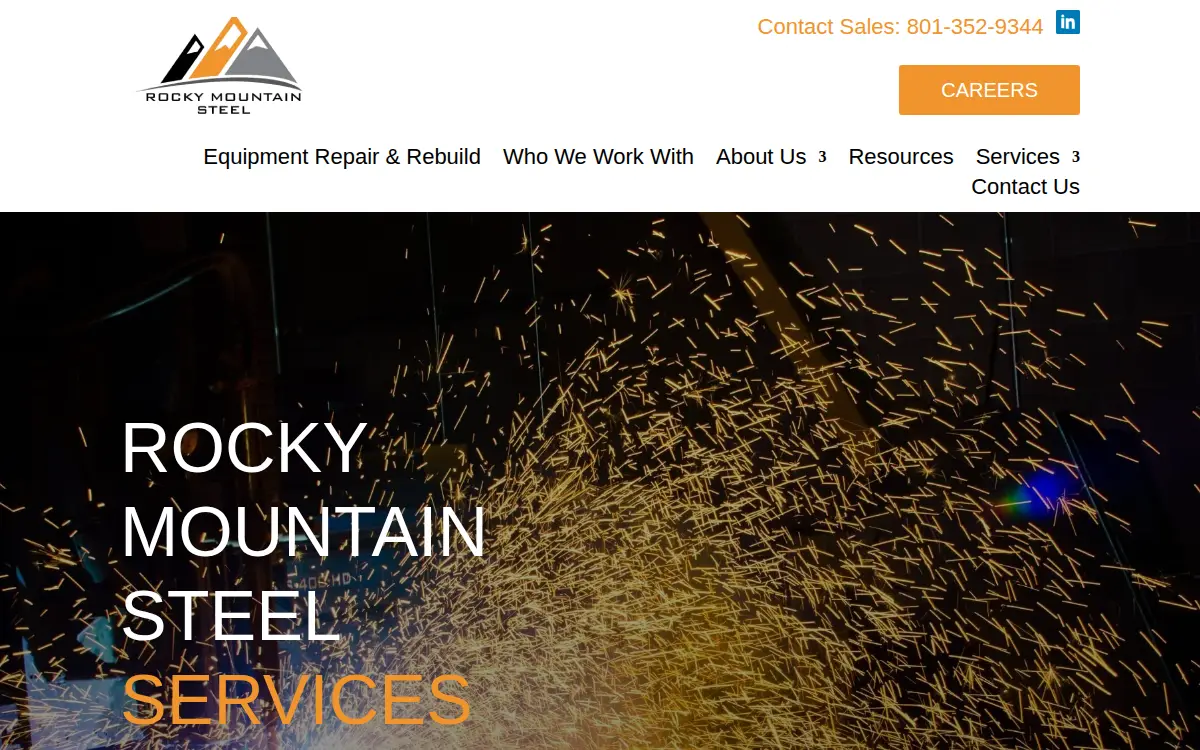 Homepage of Rocky Mountain Steel Services INC
