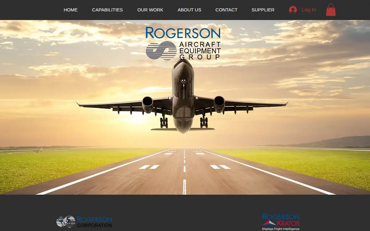 Homepage of Rogerson Aircraft Equipment Group