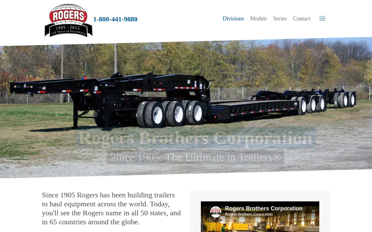 Homepage of Rogers Brothers CORP