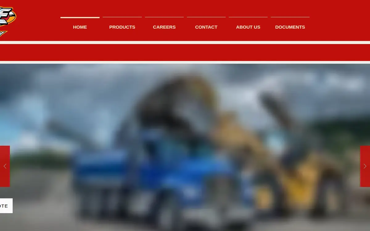 Homepage of Rogue Truck Body, LLC