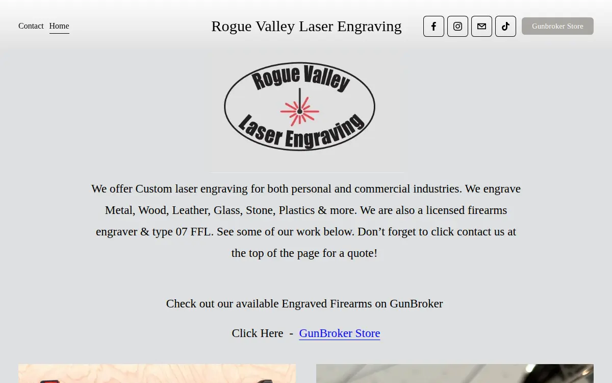 Homepage of Overton Forge LLC