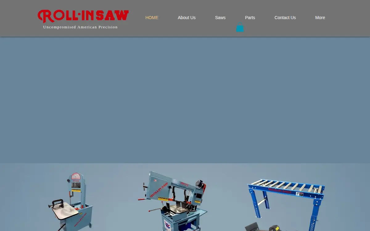 Homepage of Roll-in Saw, INC.