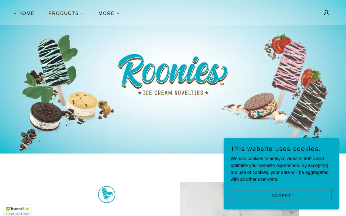 Homepage of Roonies, LLC