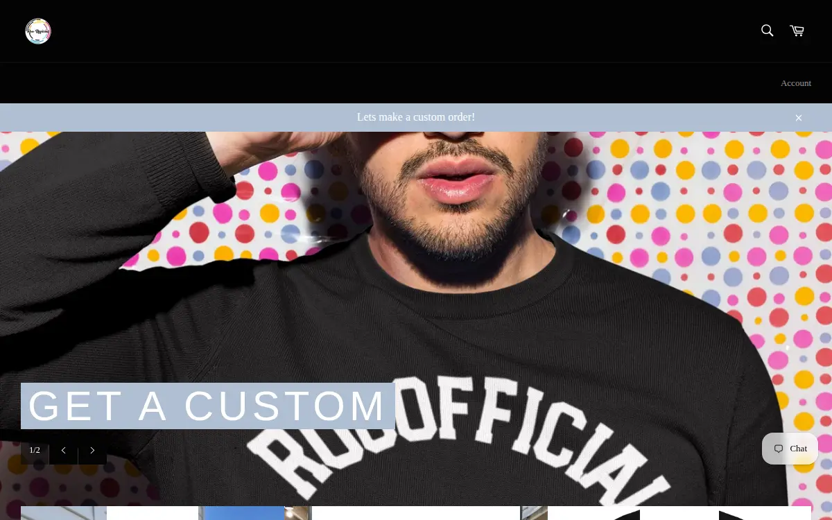 Homepage of Roo Official LLC
