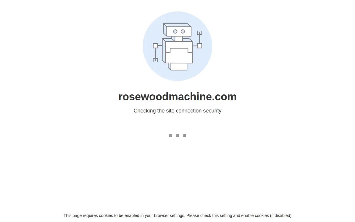 Homepage of Rosewood Machine and Tool CO.