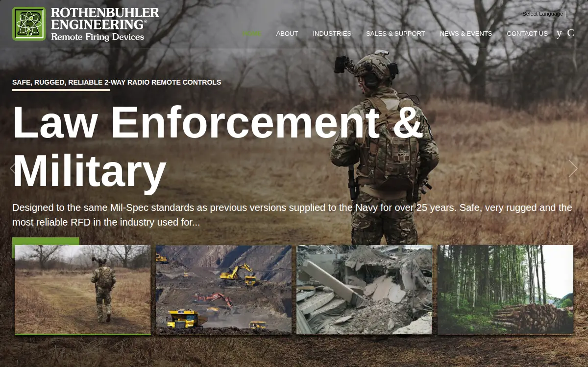Homepage of Rothenbuhler Engineering CO.