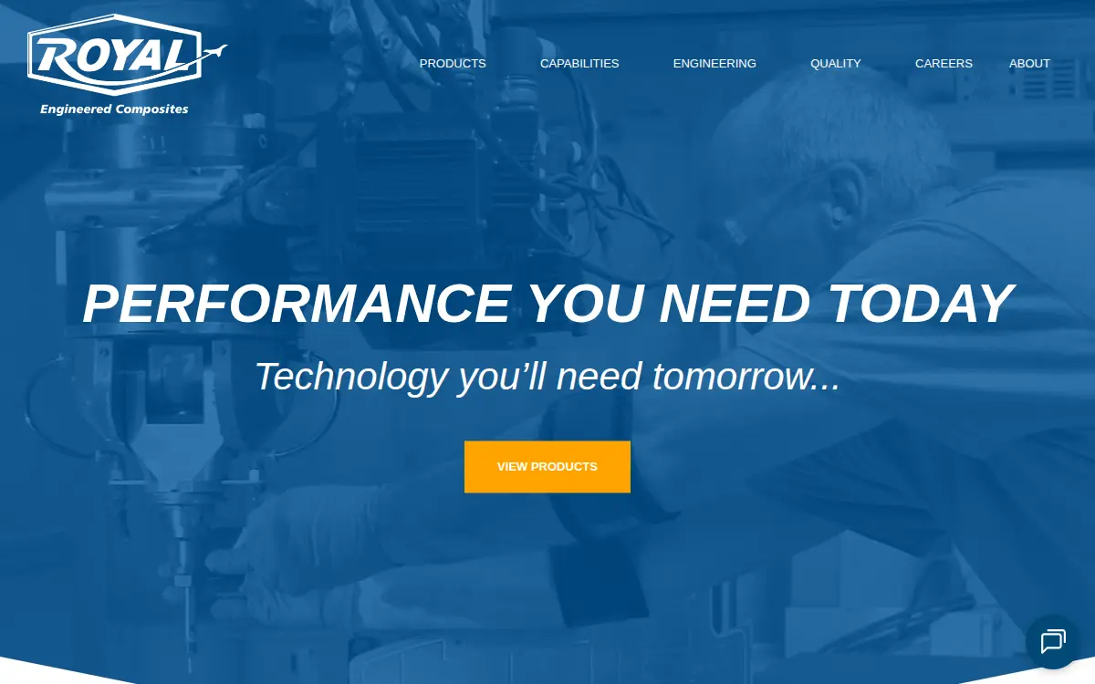 Homepage of Royal Engineered Composites, INC.
