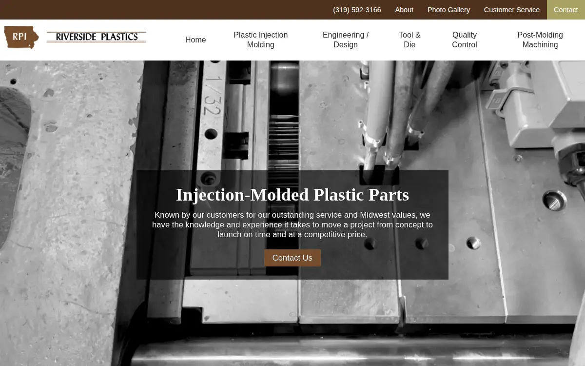 Homepage of Rpi Molding, LLC