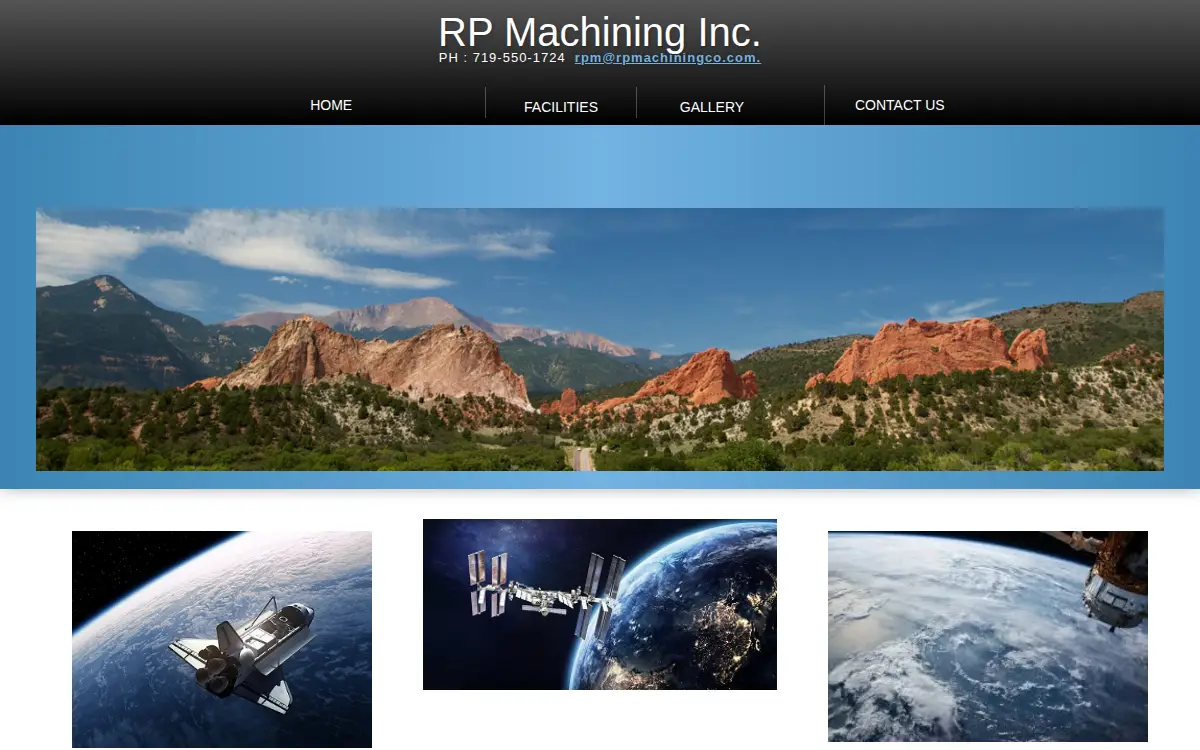 Homepage of Rpmachining INC