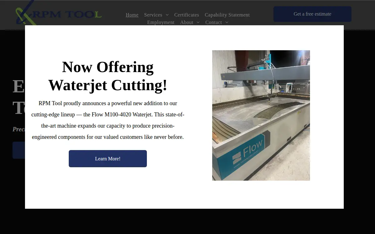 Homepage of Bemr, LLC