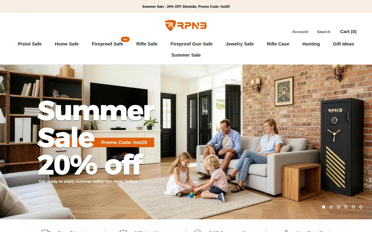 Homepage of Rpnb Products Co., LTD