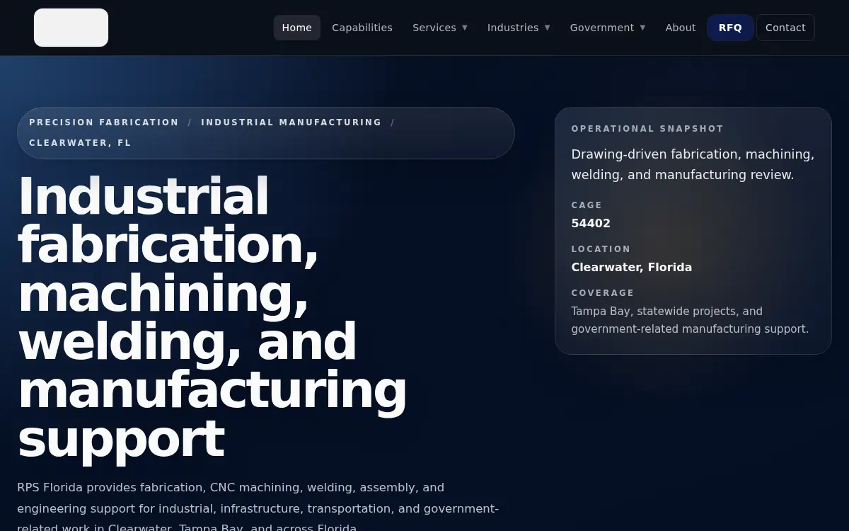 Homepage of Rps-fl, INC.