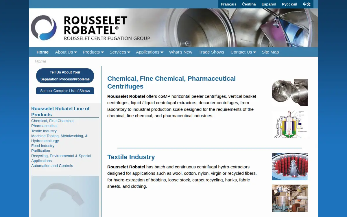 Homepage of Robatel INC