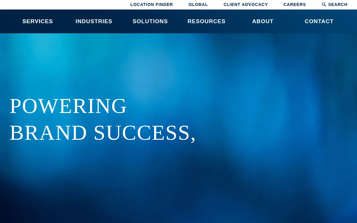 Homepage of R. R. Donnelley & Sons Company