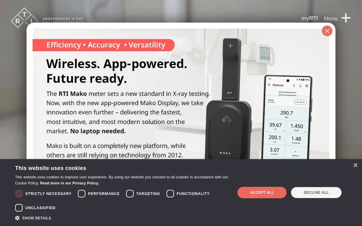 Homepage of Rti Electronics INC