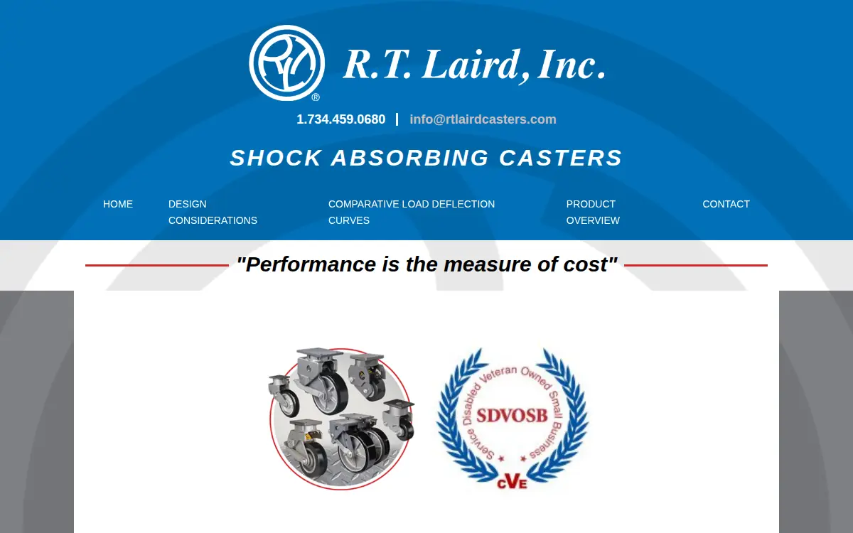 Homepage of Rt Laird INC
